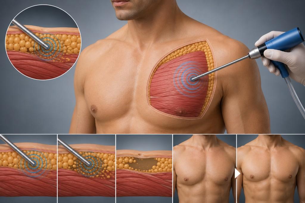 VASER liposuction for Chest and Pecs