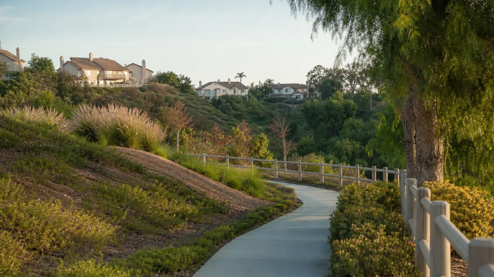 Quiet Anaheim Hills hillside neighborhood path — BBL lifestyle context Quiet Anaheim Hills hillside neighborhood path — BBL lifestyle context | SurgiSculpt®