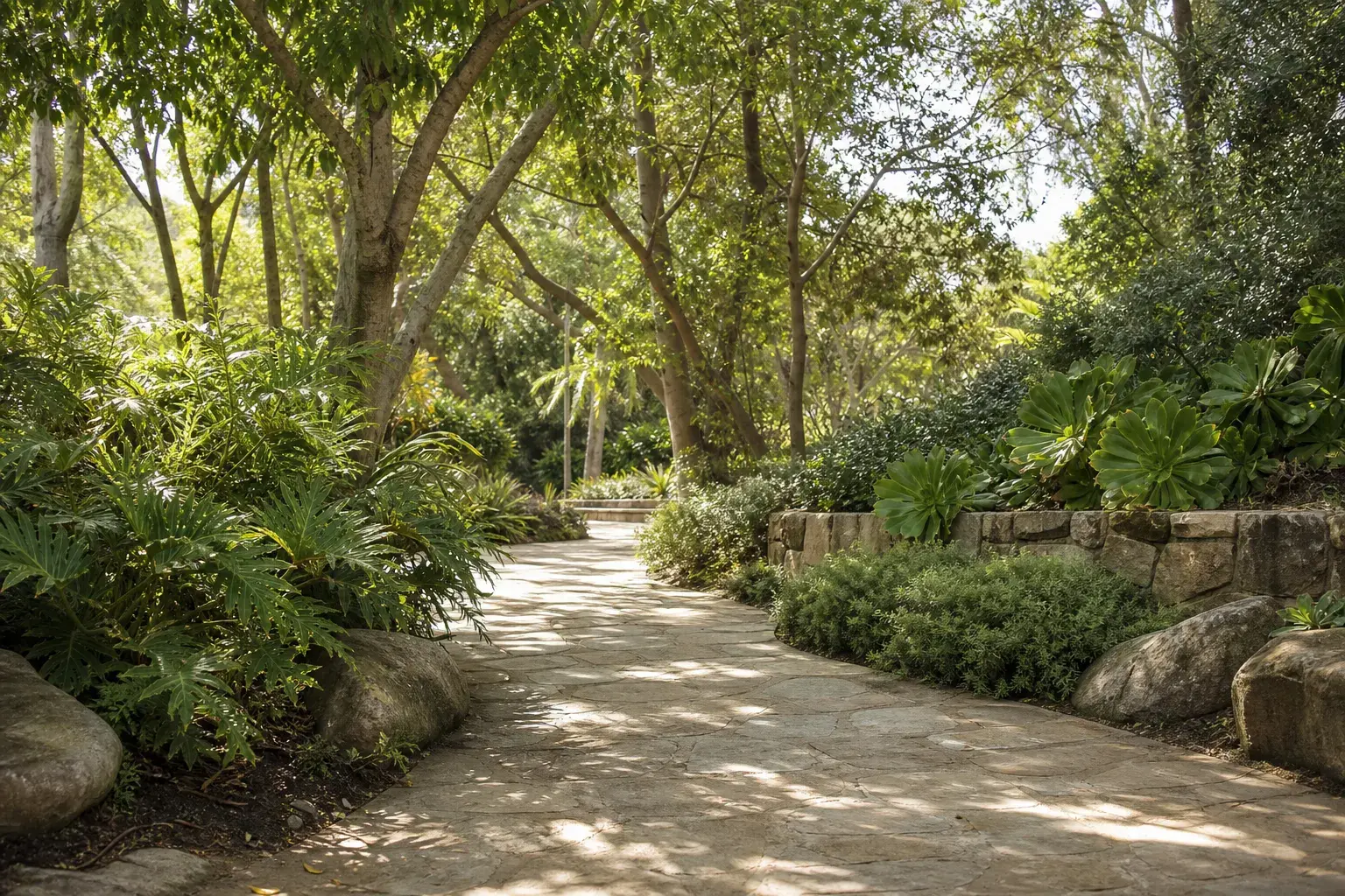 Quiet Los Angeles garden path — tummy tuck wellness and recovery context Quiet Los Angeles garden path — tummy tuck wellness and recovery context | SurgiSculpt®