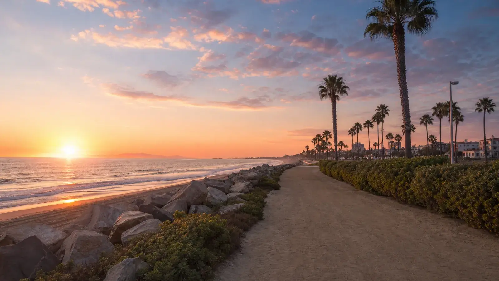 Long Beach beach path with ocean horizon — tummy tuck lifestyle Long Beach beach path with ocean horizon — tummy tuck lifestyle | SurgiSculpt®