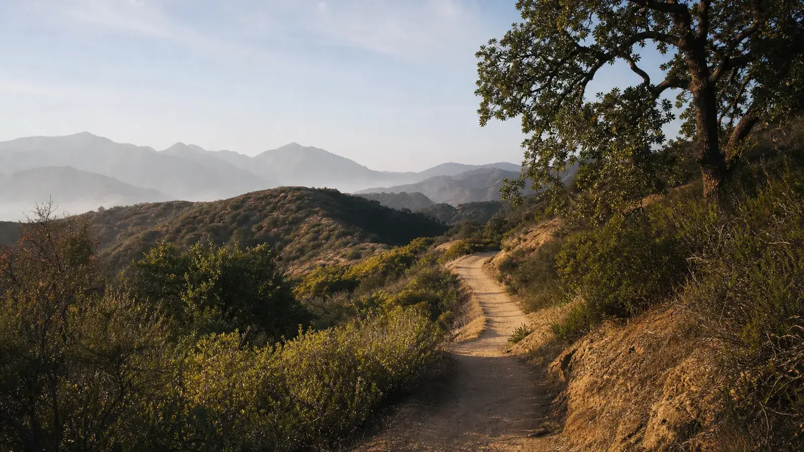 San Gabriel foothills trail morning light near Pasadena — HD lipo patient lifestyle San Gabriel foothills trail morning light near Pasadena — HD lipo patient lifestyle | SurgiSculpt®