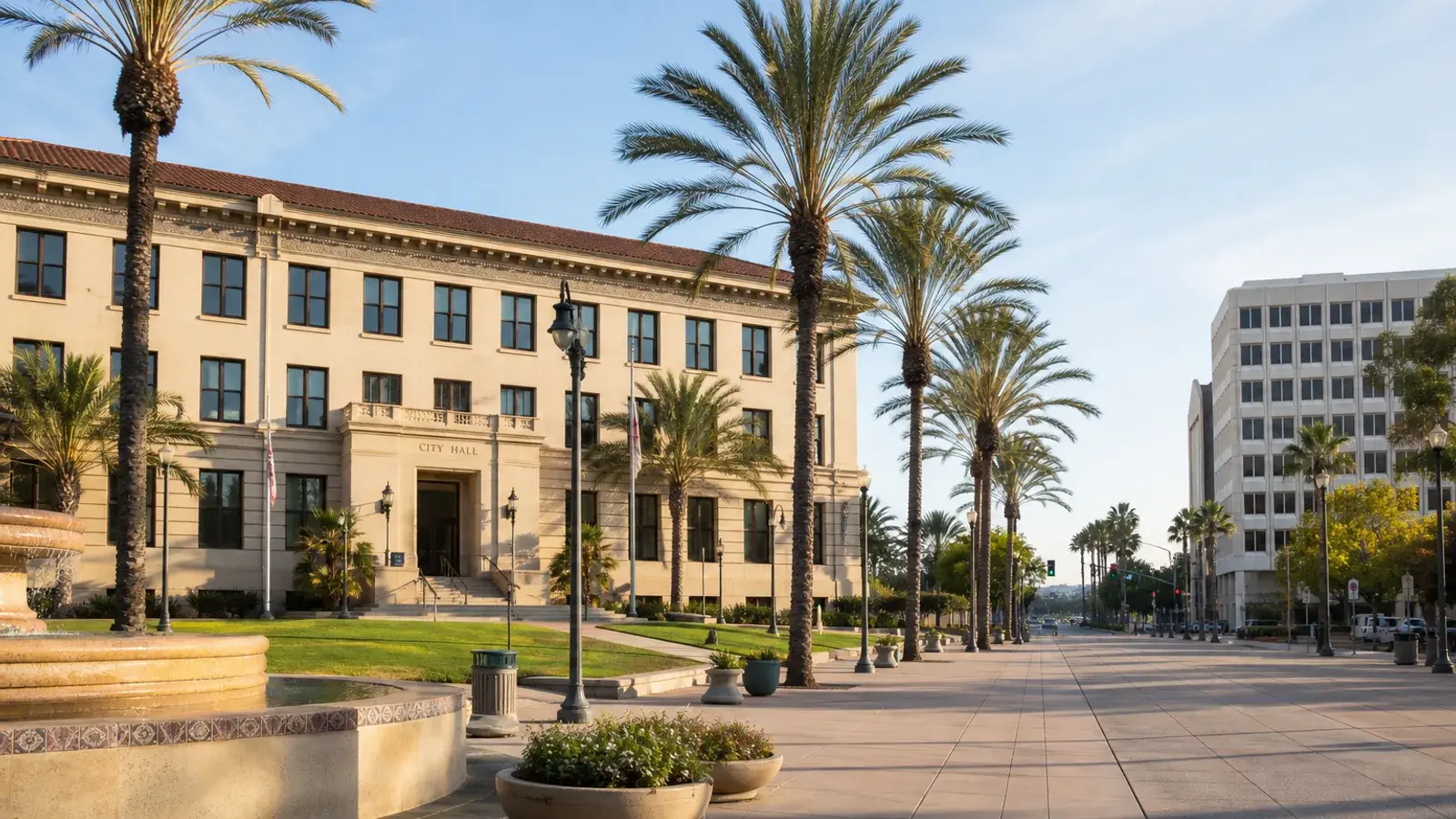 Santa Ana civic plaza exterior and palm boulevard — discreet gynecomastia logistics Santa Ana civic plaza exterior and palm boulevard — discreet gynecomastia logistics | SurgiSculpt®