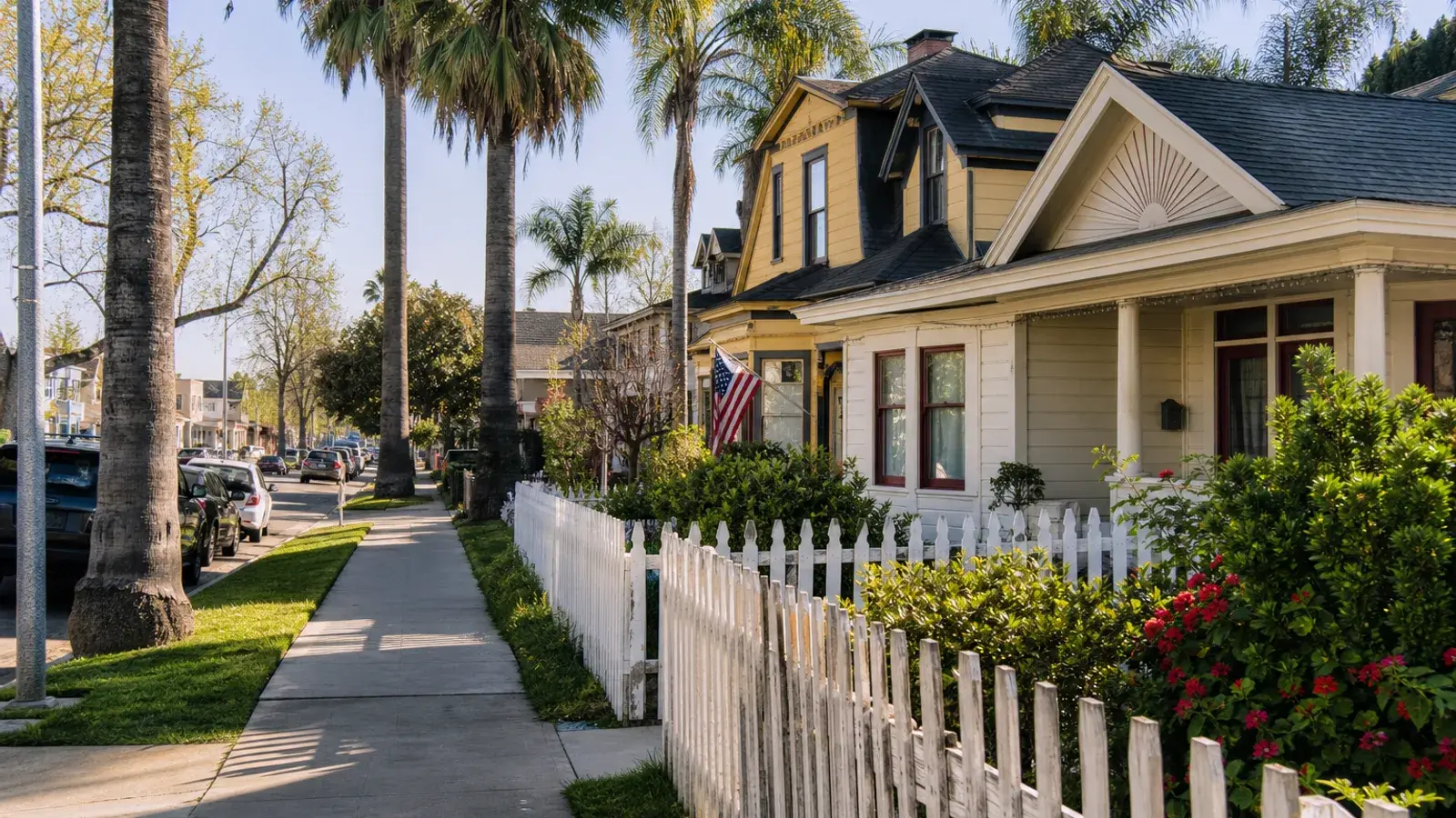Santa Ana historic residential street with palms — mommy makeover lifestyle Santa Ana historic residential street with palms — mommy makeover lifestyle | SurgiSculpt®