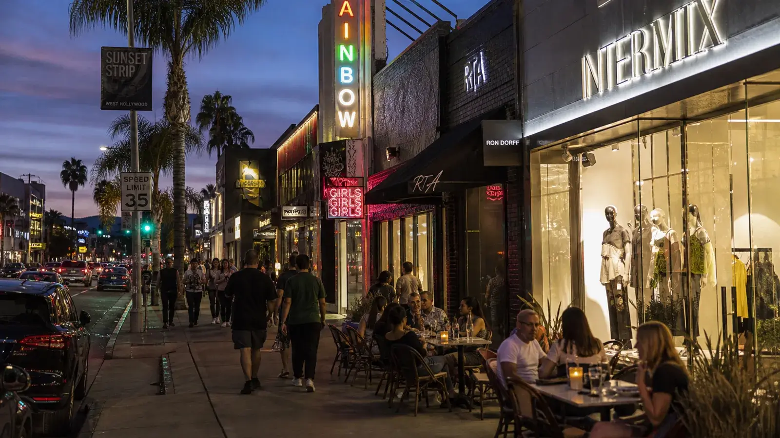 Melrose Avenue evening streetscape — West Hollywood BBL lifestyle context Melrose Avenue evening streetscape — West Hollywood BBL lifestyle context | SurgiSculpt®