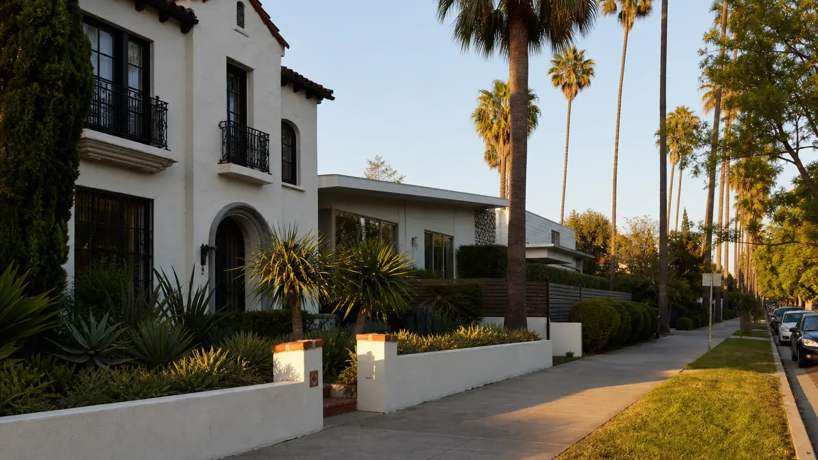 Palm-lined West Hollywood residential street morning light for BBL recovery mood Palm-lined West Hollywood residential street morning light for BBL recovery mood | SurgiSculpt®