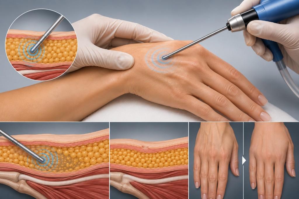 VASER liposuction for Hands