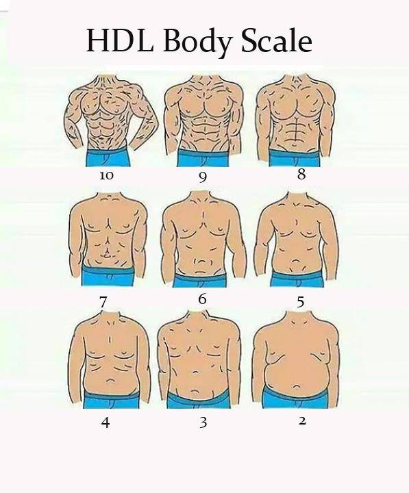 VASER High Definition Liposuction body scale for men.